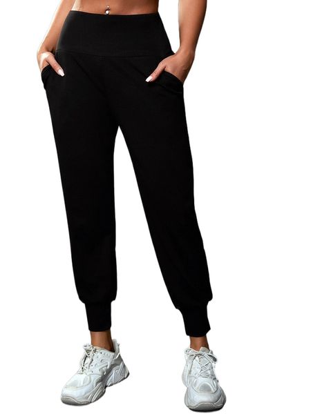 

wide band waist slant pocket sports pants with phone pocket g0yw#, Gray