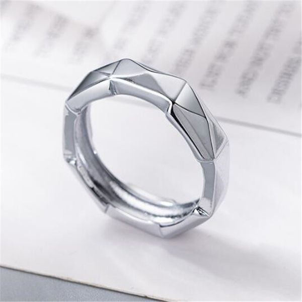 

men women band rings designer ring brand jewelry fashion jewelry 2 color, Silver