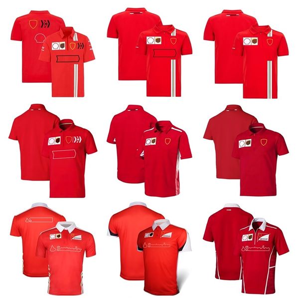 Футболка F1, летняя футболка-поло для командных гонок Формулы 1, футболка из дышащего трикотажа, мужская и женская футболка с логотипом автомобиля, модные топы с принтом