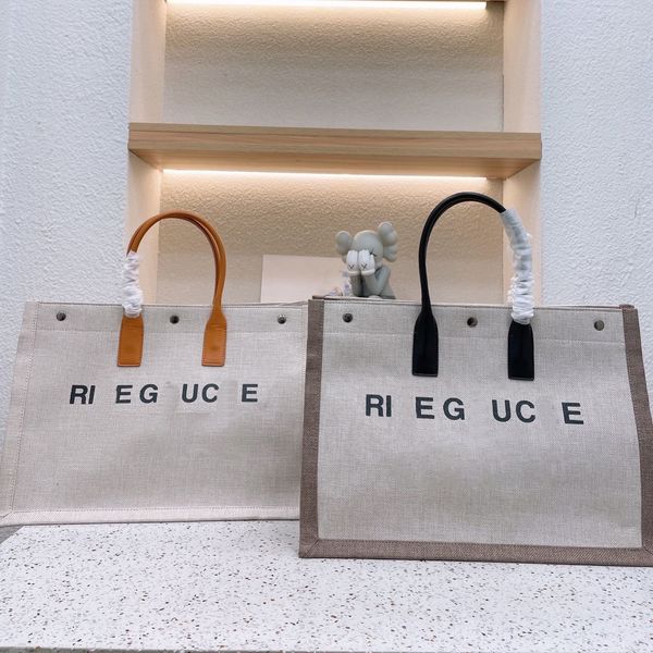 

women high-capacity handbag totes shopping bag handbags linen large beach bags designer travel crossbody shoulder satchel wallets
