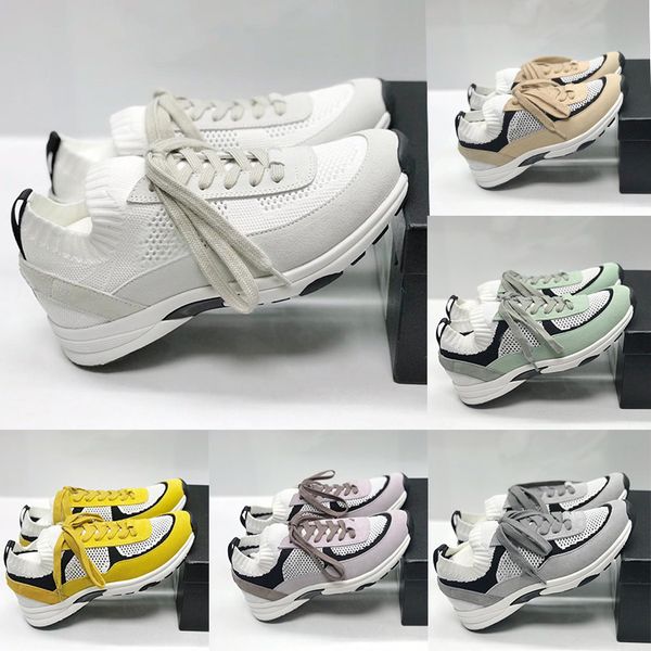 

designer womens sneakers latest running shoes fashion breathable mesh sneaker suede shoes leather trainers quality