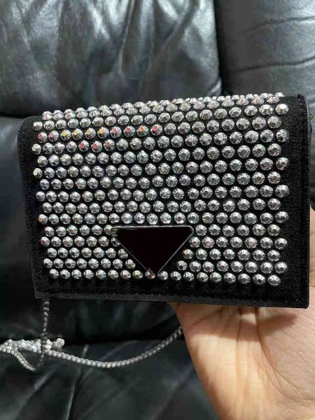 

outlet handbags 22 new mini small water diamond full coin purse wallet versatile women's chain bag sling one shoulder messenger bag sal