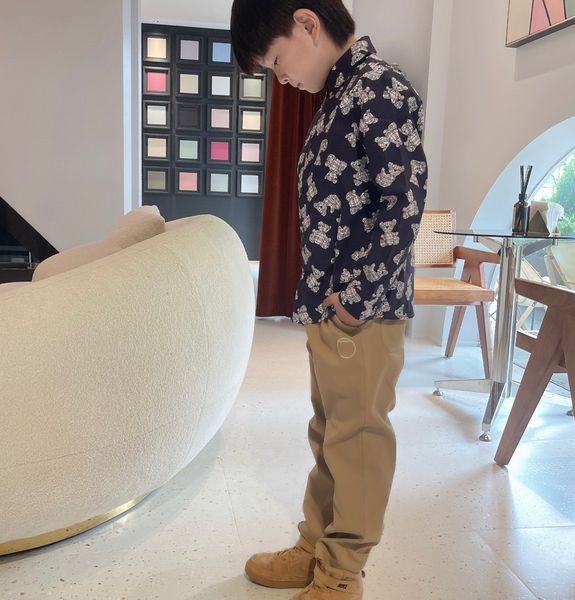 

kids pants casual loose trousers children baby trouser with letters sports casual pant boys girls joggers, Blue