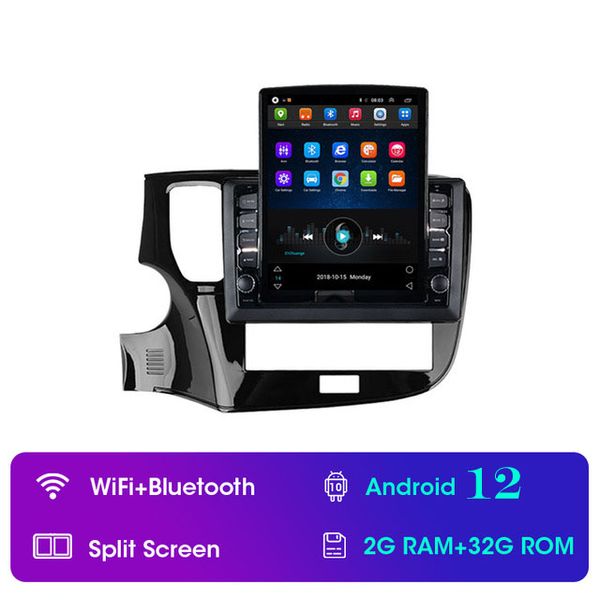 Video stereo per auto con navigazione GPS da 10,1 pollici per Mitsubishi OUTLANDER 2014-2017