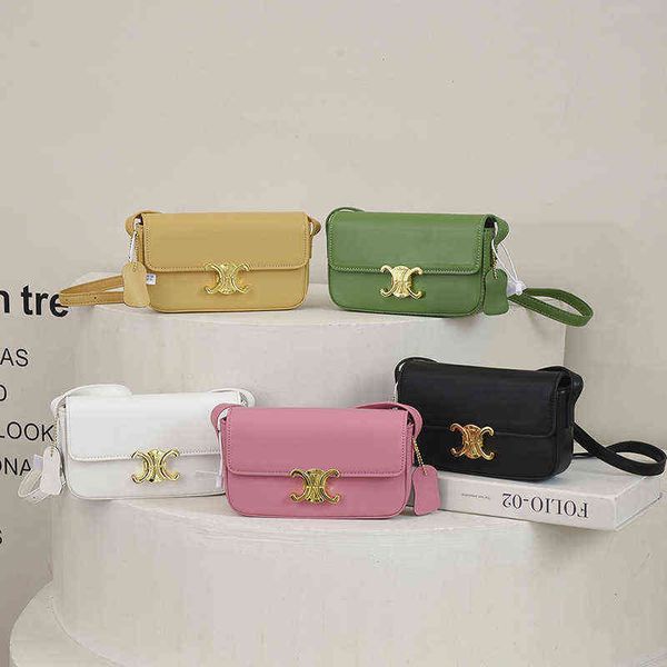 

arc de armpit bag girl spring and summer 2022 new style stick small square bag butterfly button medieval one shoulder tofu evening clutches