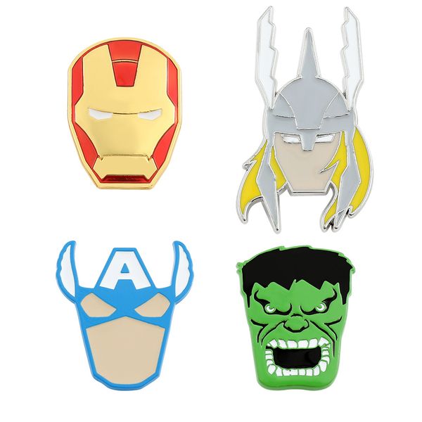 

hero cute anime movies games hard enamel pins collect metal cartoon brooch backpack hat bag collar lapel badges women fashion jewelry s90002, Blue