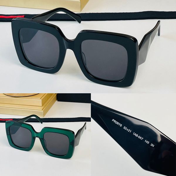 

women pr26ys super star celebrity driving sunglass men fashion classic design polarized luxury eyeglasses uv400 eyewear acetato square frame, White;black