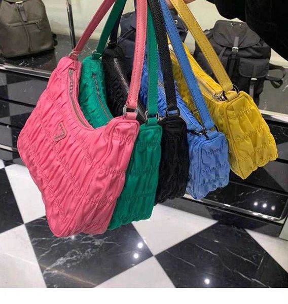 

2022 pleated wallet fashion cross body bag underarm shoulder purse messenger hand sets canvas dicky purses shopping s wallets