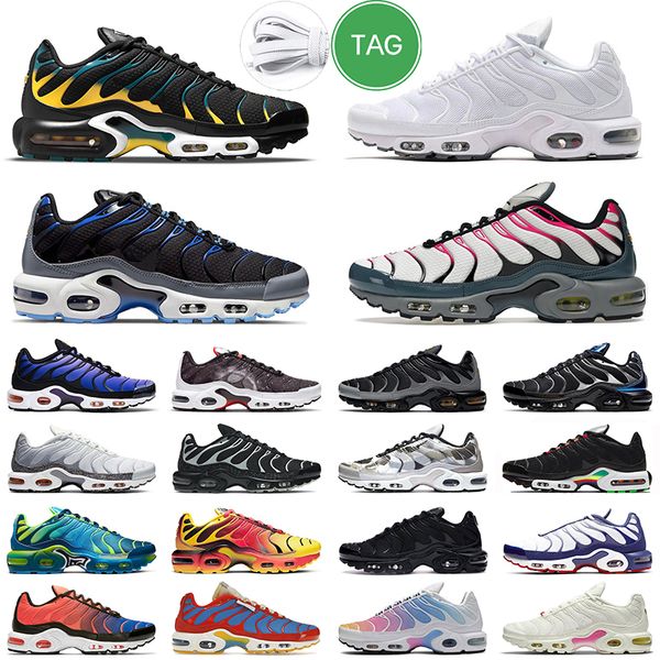 

tn se men women running shoes triple white black royal grey club university blue grey yellow and pink teal volt worldwide total crimson