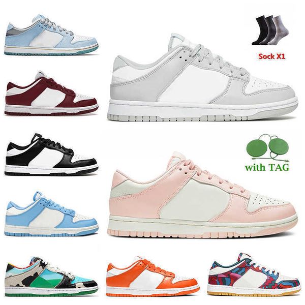

sports trainers og pro dunks low skateboard running shoes women mens trainers grey fog orange pearl white black coast unc trail parra