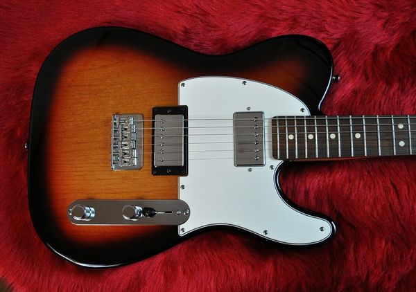 

tele hh 3-tone sunburst electric guitar