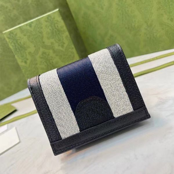 

wallet purse wallet women designer bag wallets purses cardholder ladies short clip fashion all-match classic printing card holder, Red;black