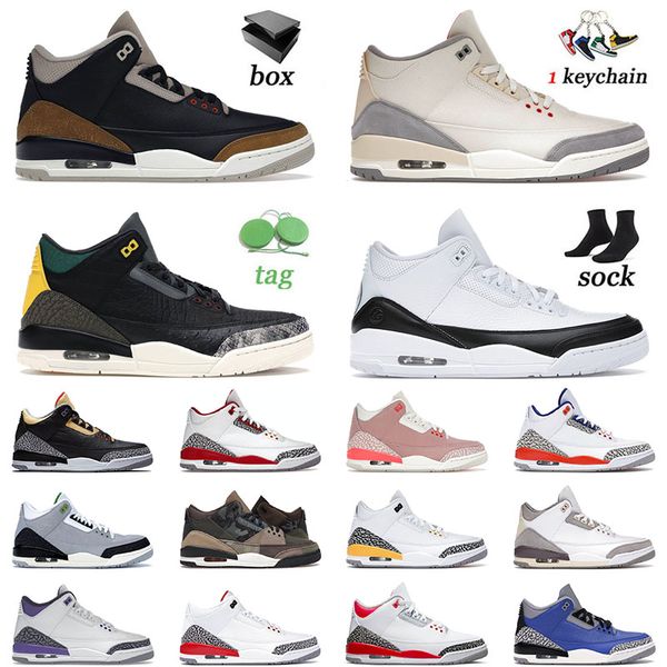 

og jumpman mens basketball shoes 3 3s iii desert elephant dark iris racer blue medium grey georgetown knicks rivals unc men women sneakers 3