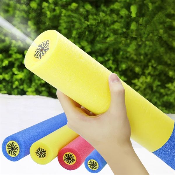 Water Gun Kids Summer EVA espuma de espuma Brinquedos de praia Spray Pistol Waterpistool Crianças Jogos ao ar livre canhão de canhão de tiro de tiro de brinquedo 220621