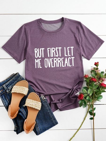 

plus slogan graphic tee c21k#, Black