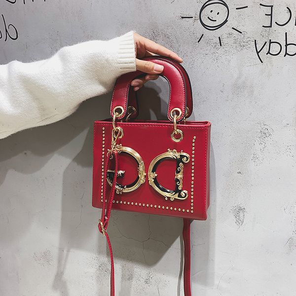 

new designer bags women's 2022 korean fashion single shoulder personality letter handbag texture princess