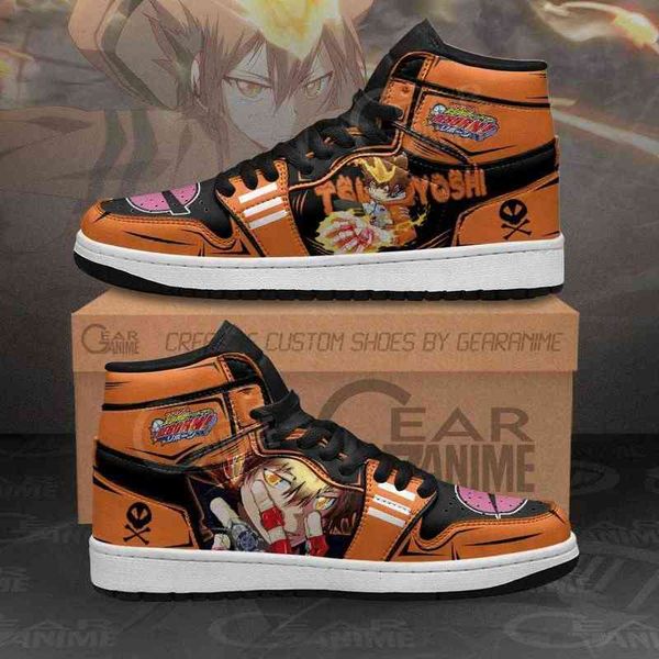 

sawada tsunayoshi sneakers reborn custom anime shoes, Black