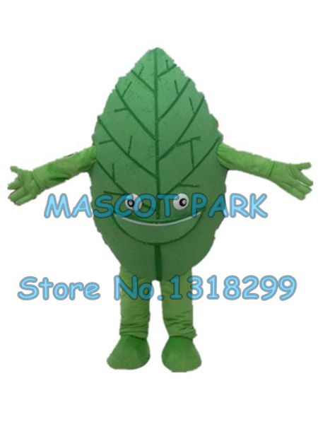 Mascotte bambola costume albero foglia costume mascotte foglia verde personaggio dei cartoni animati personalizzato cosply costume di carnevale 3219