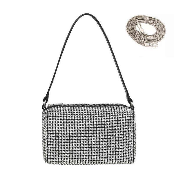 

evening bag 2022 new rhinestone handbag for women bag diamonds shoulder purse ladies female crossbody shining diamond 220808