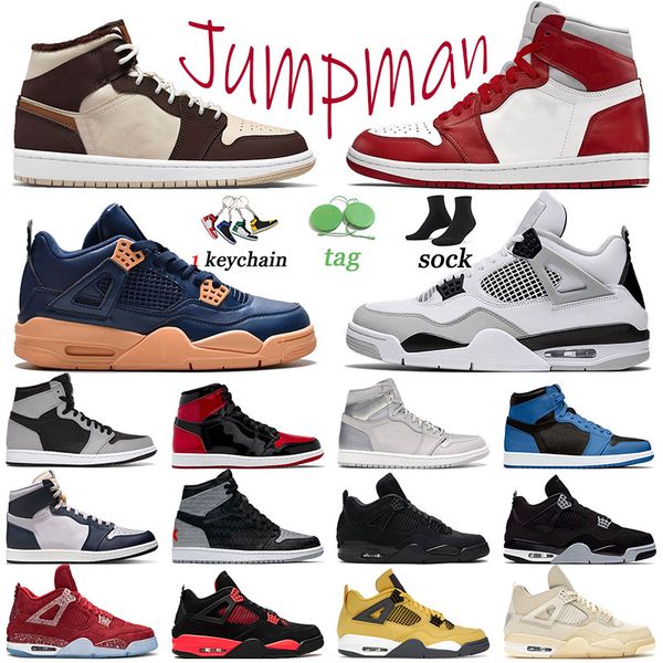 

designer 1 1s men basketball shoes jumpman 4s red thunder sports black cats 4 military black women trainers bred patent visionaire arrival s