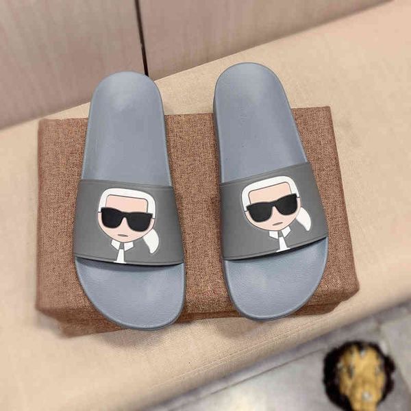 

slippers summer beach men slippers animation cartoon outdoor couple women shoes uk8c, Black