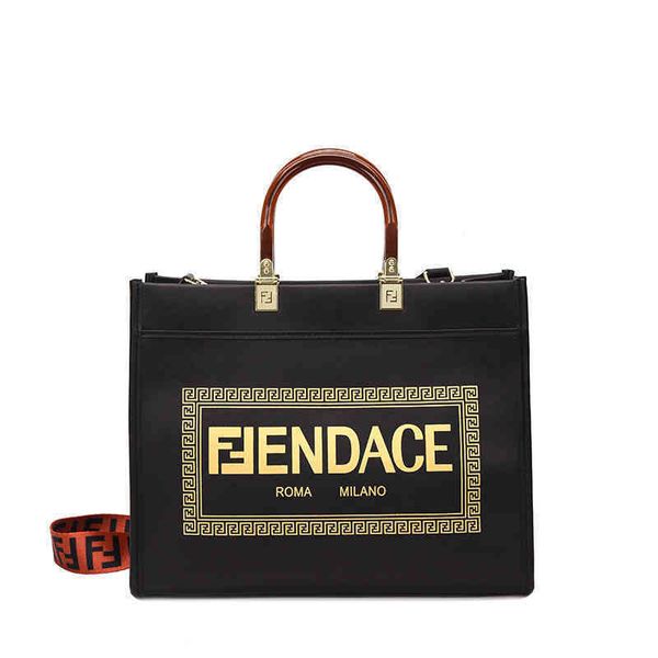 

56% 2022 new fashion handbags letter net red large