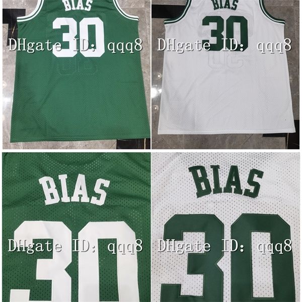 

nc01 1 vintage 30 len bias jersey 1985-86 boston college basketball jerseys green white size s-xxxl, Black