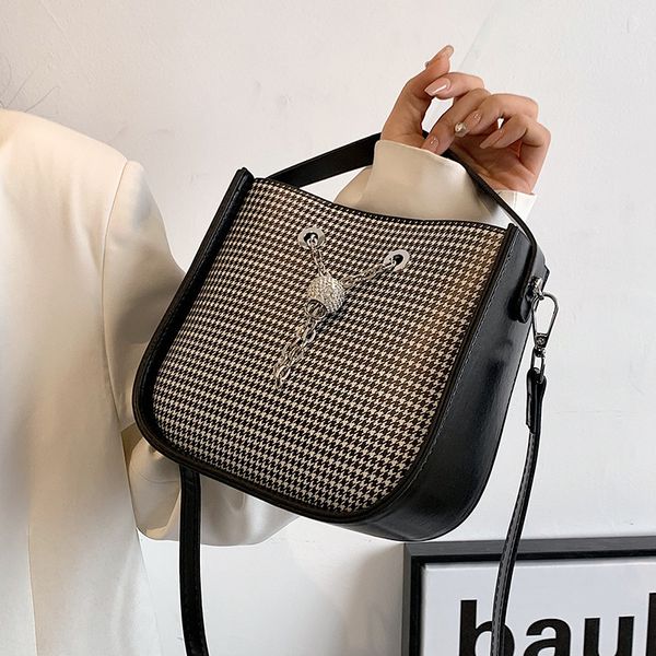 

pu leather handbags for women fashion chain shoulder bag solid color luxury bag woman bucket handbag crossbody bags women's