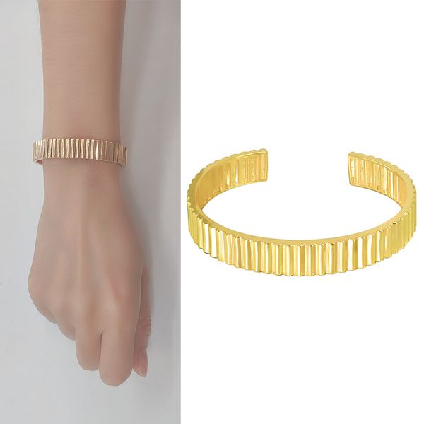 Famous Brand Jewelry Bracelets for Women Luxury Gold Geométrico Bulbão de Bulch Acessórios de Brass Presente de Natal Feminino Feminino Centro de Nooções de Ceio C.