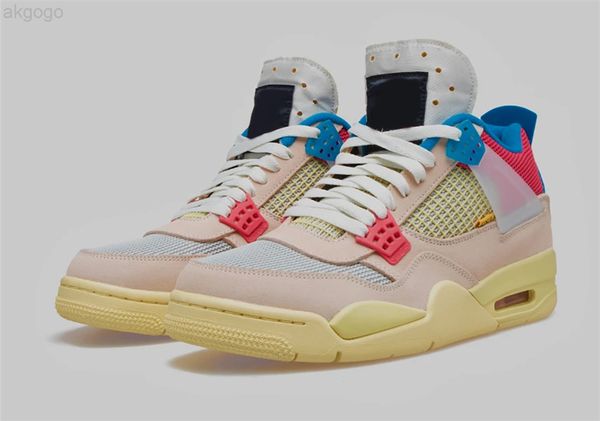 

2022 authentic union la 4 sophomore album basketball shoes mens noir brigade blue dark smoke grey fusion red guava ice light bone sneakers