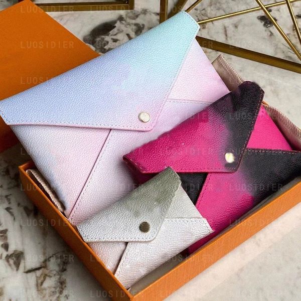 

pochette kirigami clutch bag women classic 3 separate envelope style holding design wallets fold card holder passport holder purse