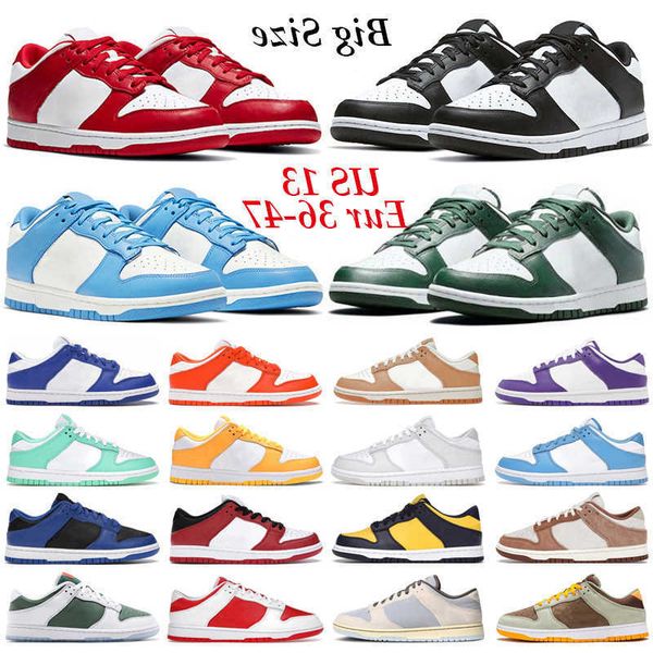 

36-47 men women casual shoes designer sneakers panda black white syracuse unc grey fog mens trainers jogging walking big size us 13 099