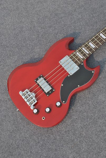 

sg standard bass 4 strings electric guitar fingerboard rosewood bridge 3-point adjustable cherry