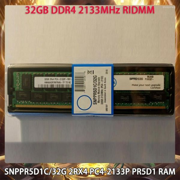 RAM RAM RIDMM da 2133 MHz per SNPPR5D1C/32G 2RX4 PC4-2133P PR5D1 La memoria del server funziona perfettamente veloce ShipRAM RAMsRAM