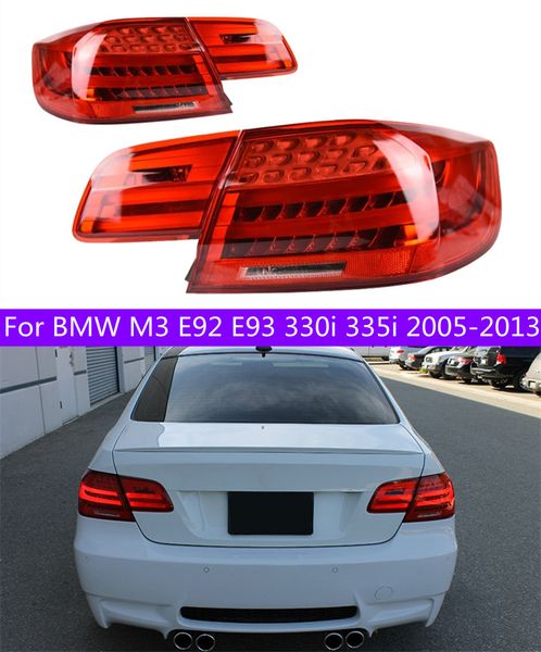 

car styling tail light for bmw m3 e92 330i 335i 2005-2013 taillight assembly rear brake lights reverse signal lamp