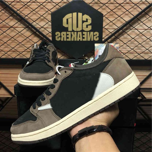 

basketball shoes unc scotts jumpman 1 1s low chicago obsidian royal toe shattered paris sneakers, Black