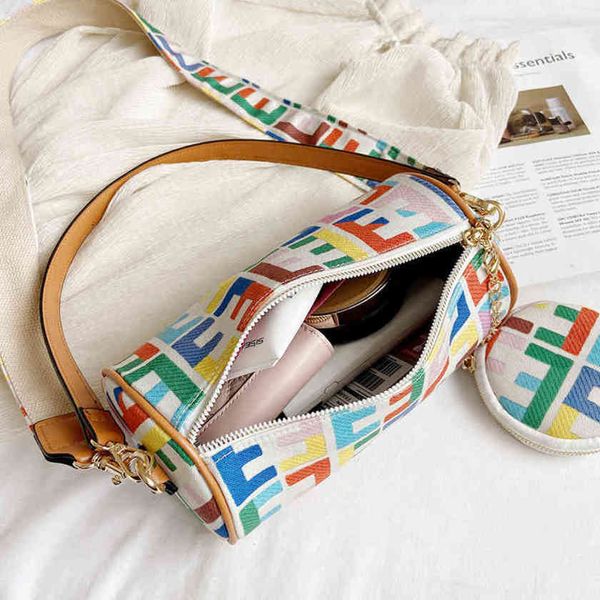 

20% off sitewide 2022 luxury bags printed spring summer simple and fashionable women's cylinder mobile phone leisure one pillow bag