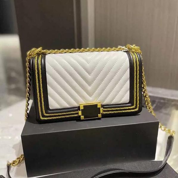 

sw 2022 ladies luxury shoulder bags multicolor calfskin tie dye handbags tote bags gold-tone ruthenium-finish metal lock chain patchwork des