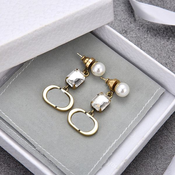 

summer designer earrings women crystal shinning stud wedding elegant charm girls earring vintage stud jewelry, Golden;silver