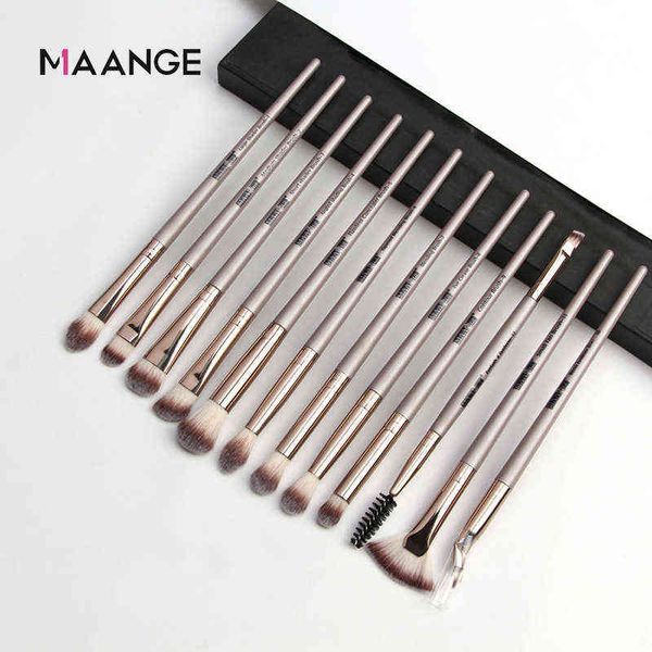 

nxy makeup brushes set professional 12 pcs lot eye shadow blending eyeliner eyelash eyebrow brush for tool 0406