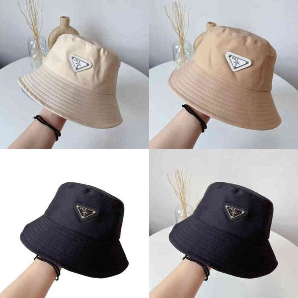 

p family fisherman's hat women's tide brand net red face small inverted triangle label nylon breathable basin outdoor leisure suns, Blue;gray