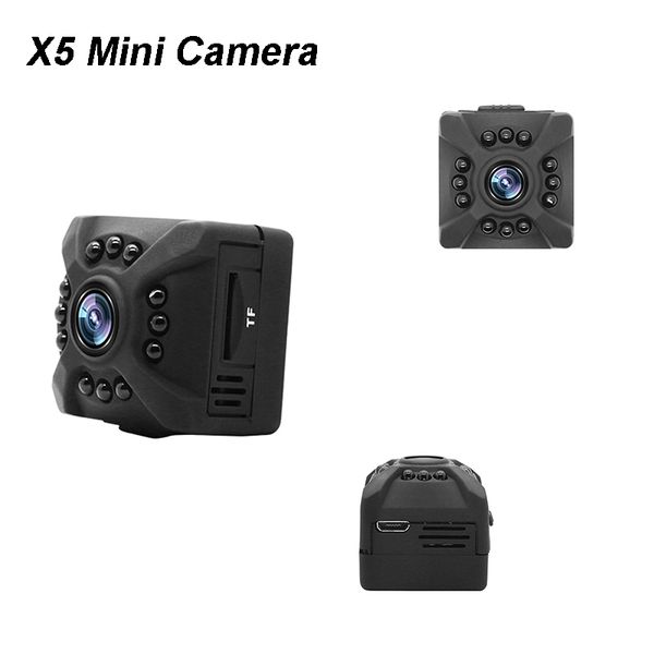 X5 1080P Mini Wireless Camera Network Remote Smart Monitor Camera con visione notturna