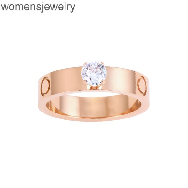 

designer titanium steel ring fashion jewelry man wedding promise rings for woman anniversary gift, Silver