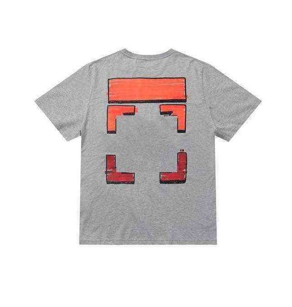 

2022 summer off brands men's women designers t shirts loose tees tshirt luxury clothing street white black short fashion sleeve o-neck