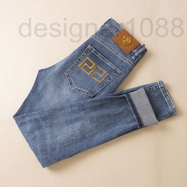 

men's jeans designer trendy blue jeans men's fashion high-end spring / summer 2022 new slim pants iuc7