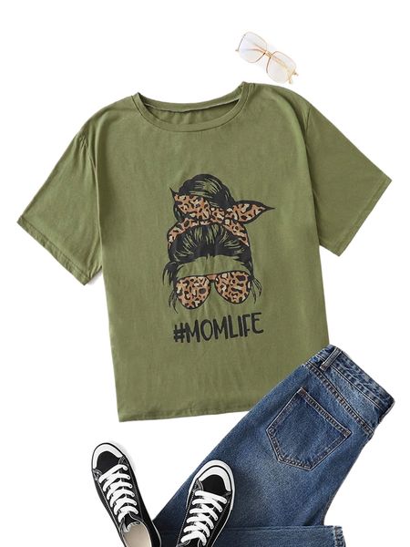 

plus letter and figure graphic tee j9a7#, Black