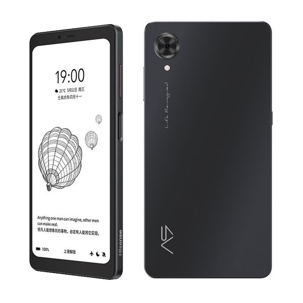 

original hisense a9 4g lte mobile phone facenote ireader novels ebook eink 4gb 6gb ram 128gb rom octa core snapdragon 662 android 6.1"