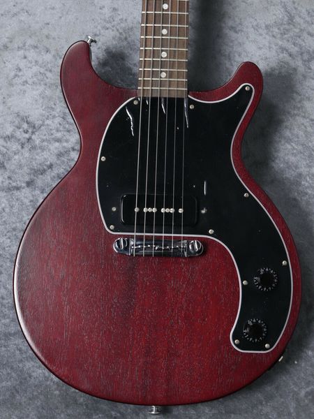 

paul junior tribute double cutaway -worn cherry- 1 #gg6an electric guitar
