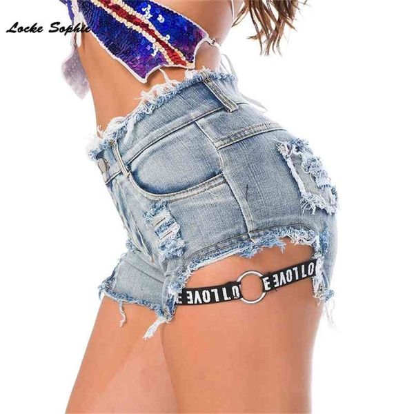 

high waist shorts women's jeans denim shorts summer broken hole ladies skinny denim cotton super short jeans girls 210331, White;black