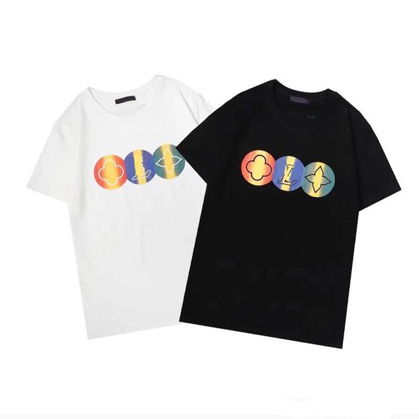 

mens t shirt designer tees women design t-shirt summer ladies shirts pullover short sleeve breathable couple solid color clothes loose tees, White;black